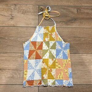 BILLABONG patterned Halter top, Size S